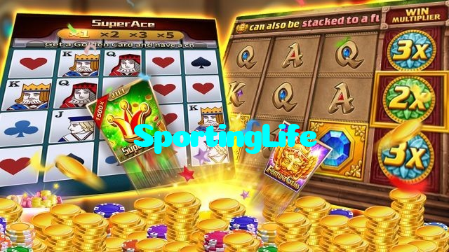 SportingLife casino presented on mobile device in Pakistan with slots and live games